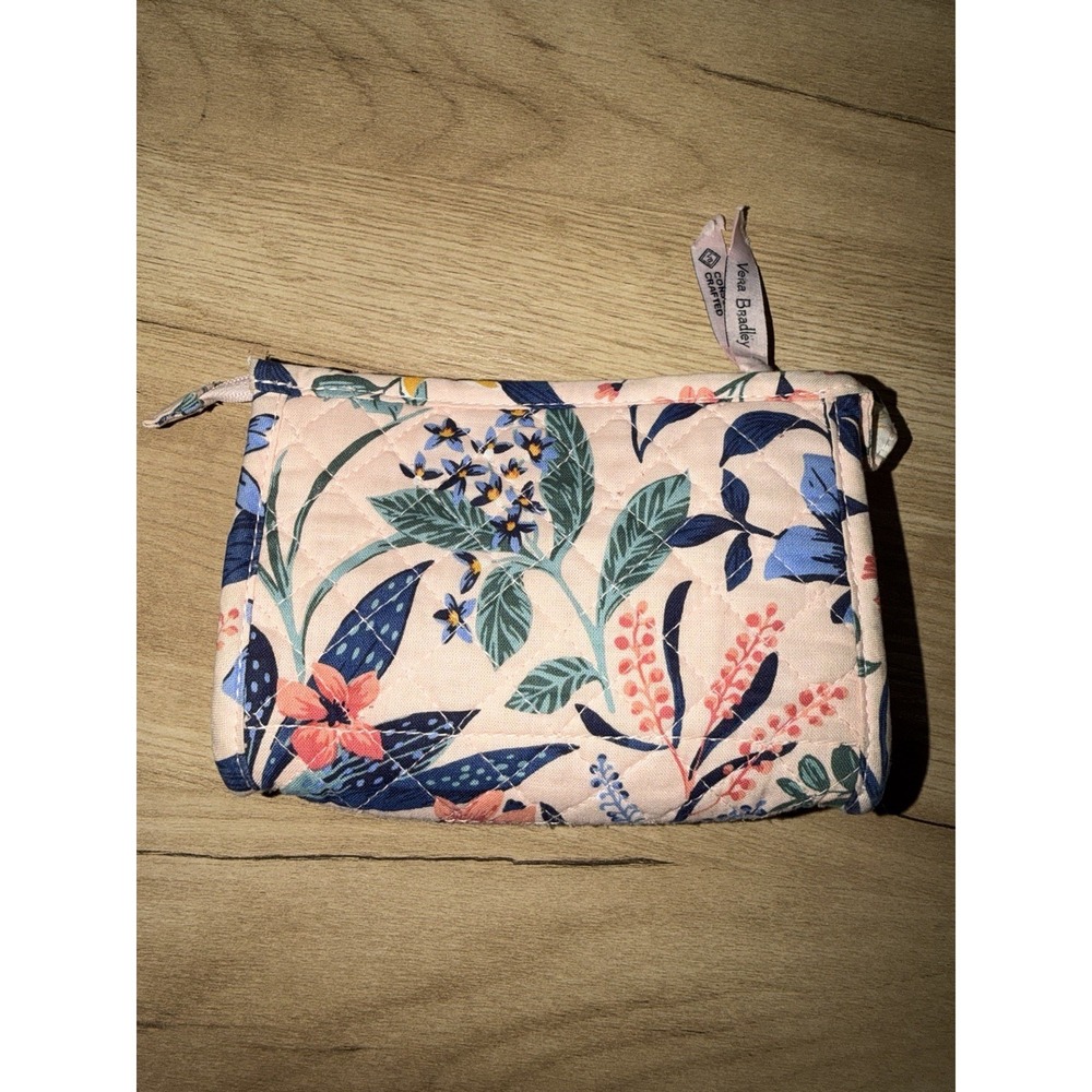 Vera‎ Bradley Paradise Coral Clutch Bag Pouch F